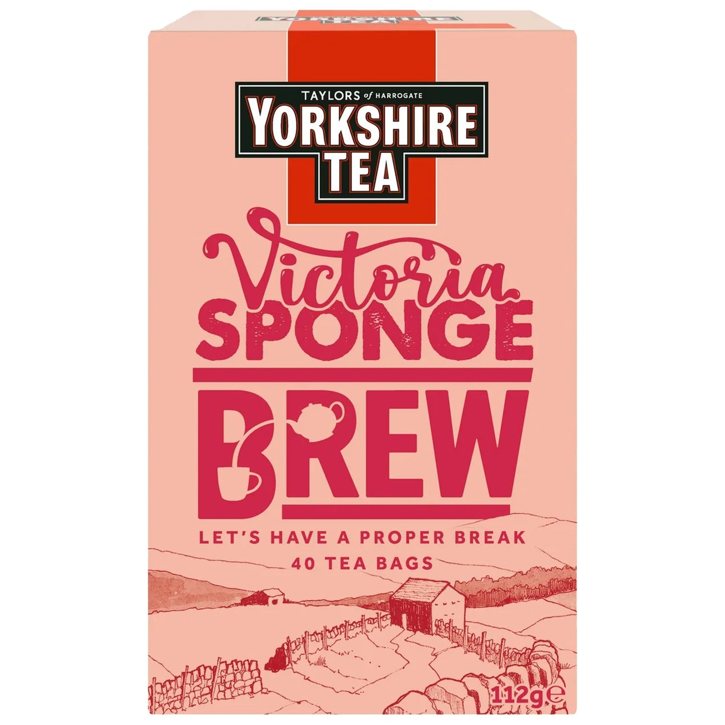 Yorkshire Tea Victoria Sponge Brew 40 Bags 112g