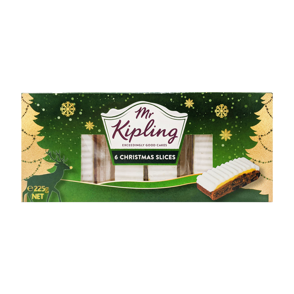 Mr Kipling 6 Christmas Cake Slices 225g