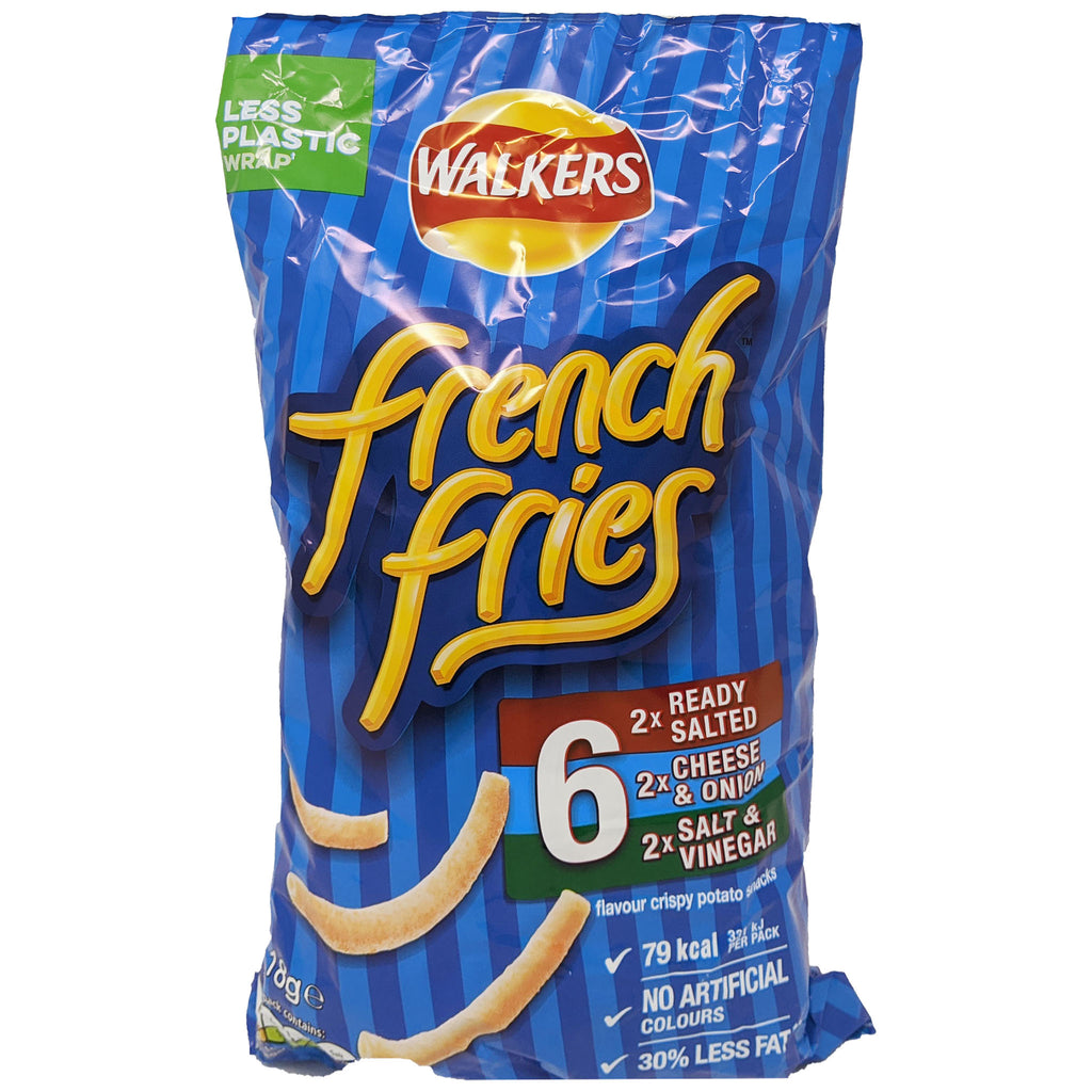 Walker's French Fries Variety 6 Pack (6 x 18g)