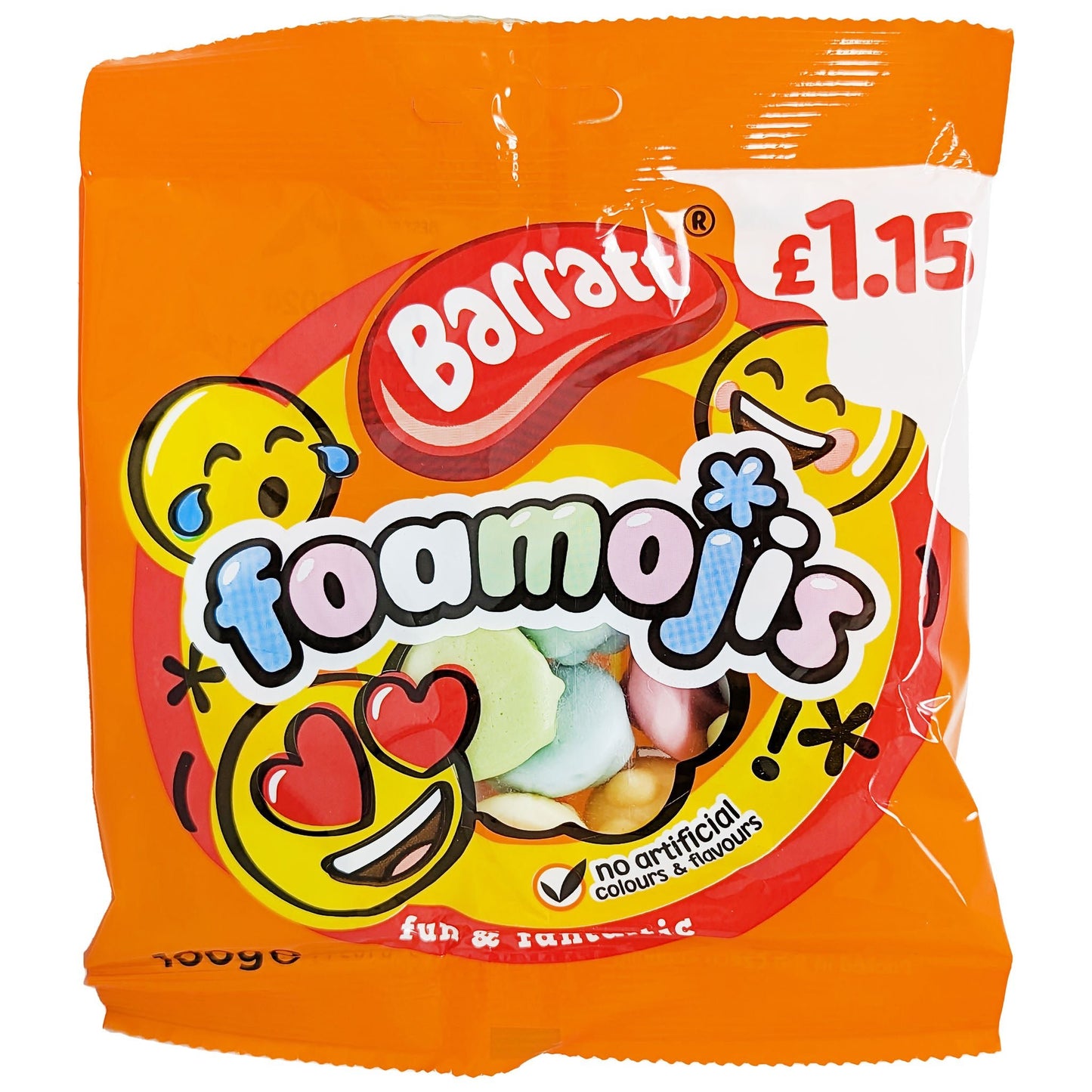 Barratt Foamojis 100g - Blighty's British Store