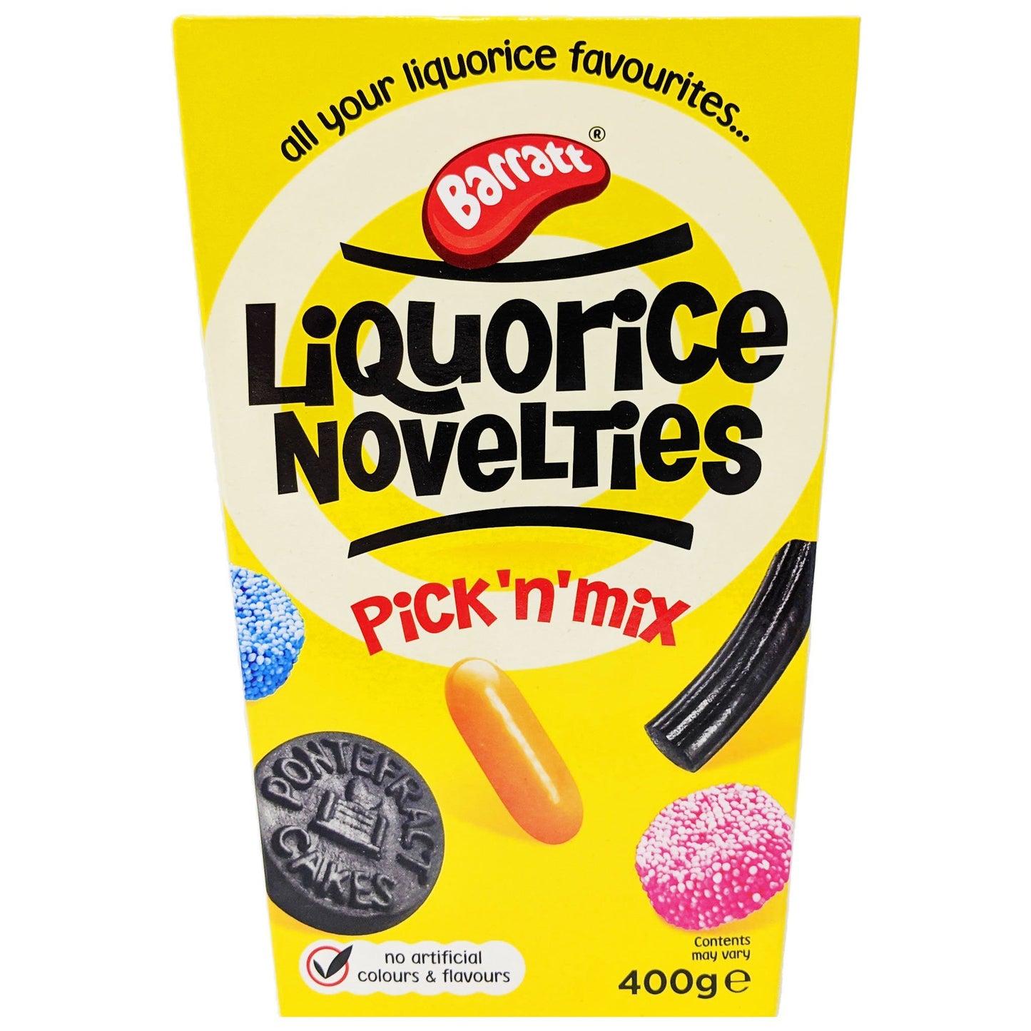 Barratt Liquorice Novelties Pick 'n' Mix Carton 400g - Blighty's British Store