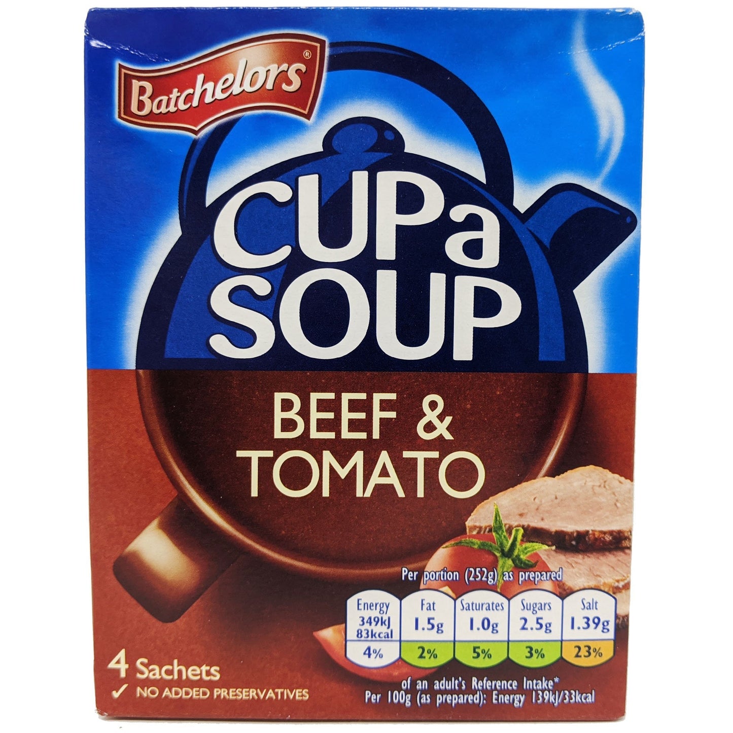 Batchelor's Cup A Soup Beef & Tomato 88g - Blighty's British Store