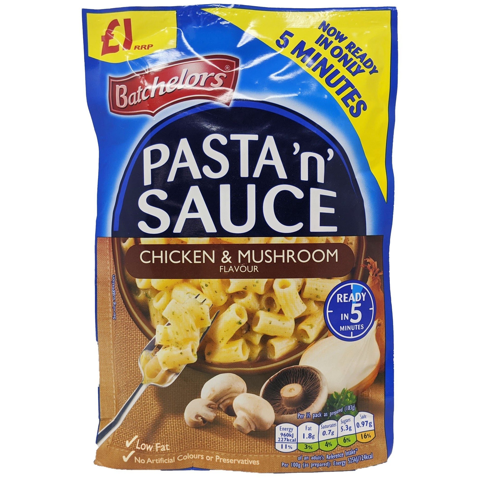 Batchelors Pasta 'n' Sauce Chicken & Mushroom 110g - Blighty's British Store