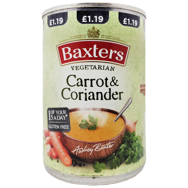 Baxter's Carrot & Coriander Soup 400g - Blighty's British Store