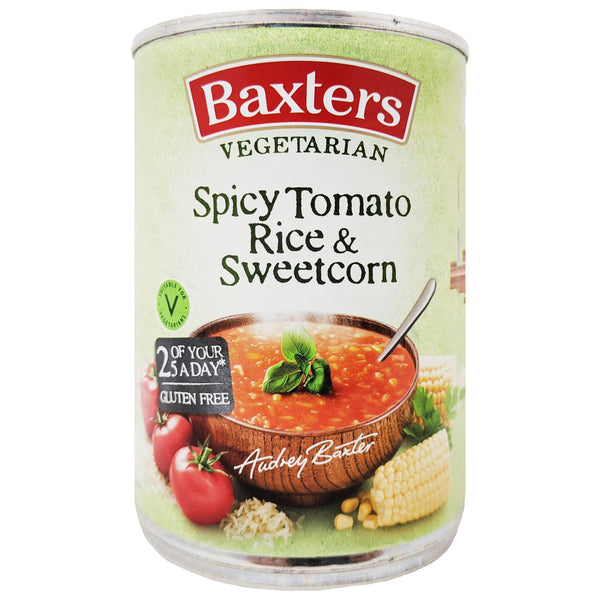 Baxter's Spicy Tomato Rice & Sweetcorn Soup 400g - Blighty's British Store
