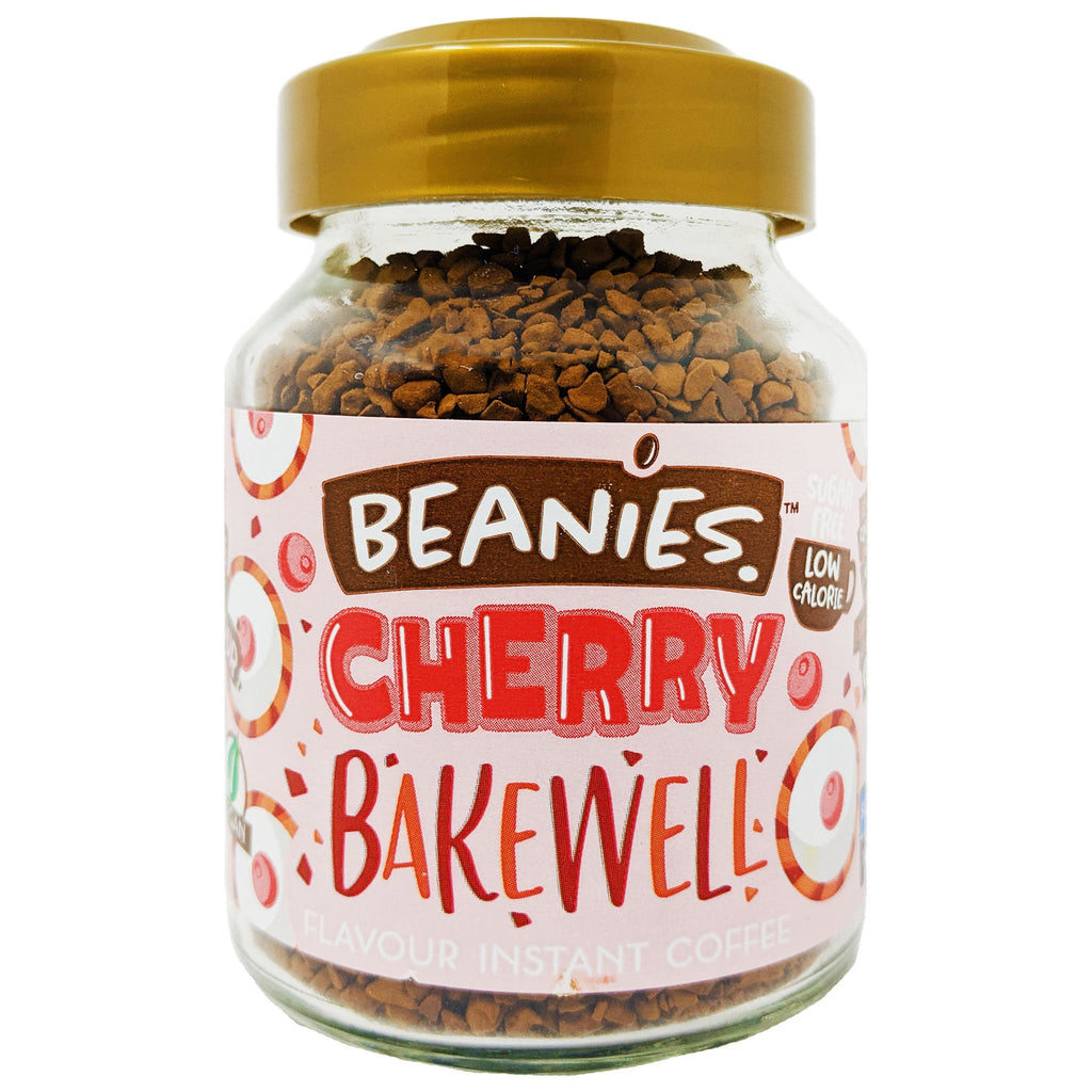 Beanies Cherry Bakewell Flavour Instant Coffee 50g - Blighty's British Store
