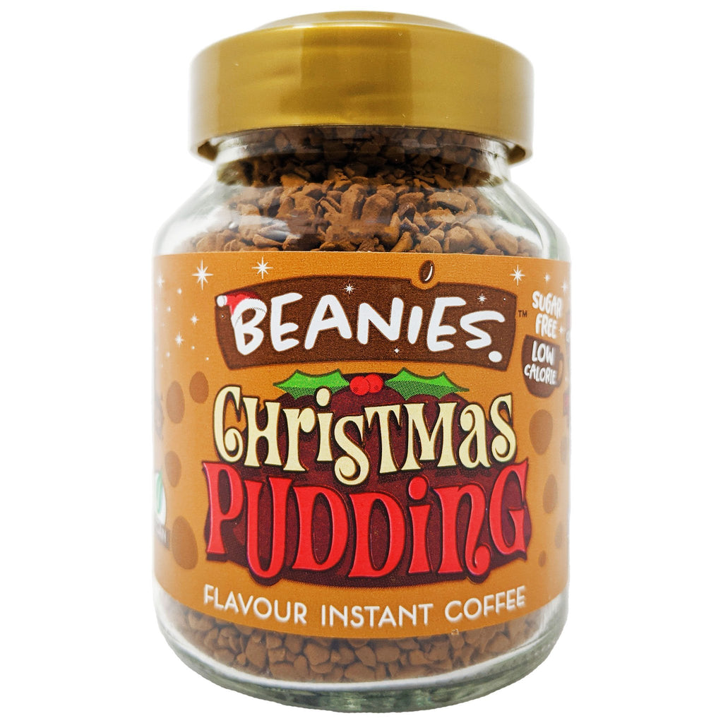 Beanies Christmas Pudding Flavour Instant Coffee 50g - Blighty's British Store