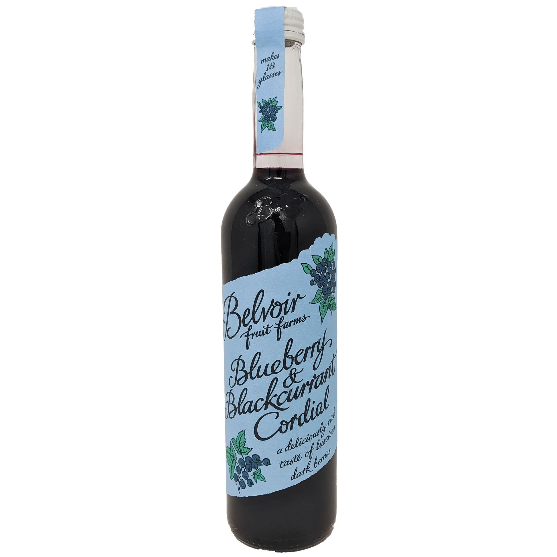 Belvoir Blueberry & Blackcurrant Cordial 500ml - Blighty's British Store