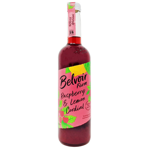 Belvoir Raspberry & Lemon Cordial 500ml - Blighty's British Store