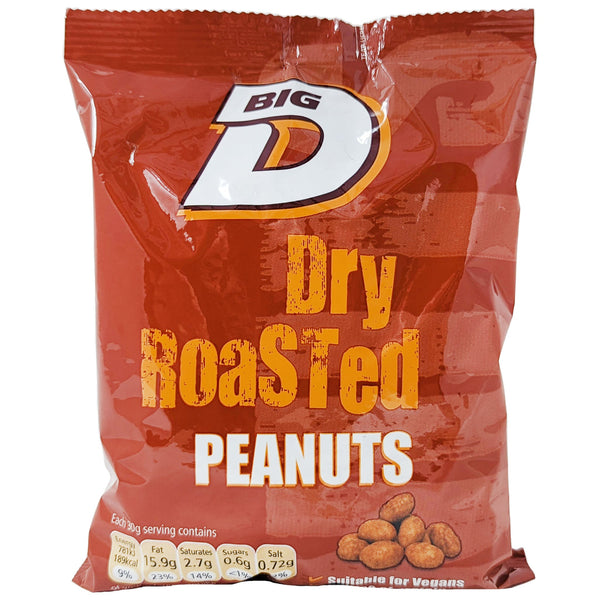 Big D Dry Roasted Peanuts 240g - Blighty's British Store
