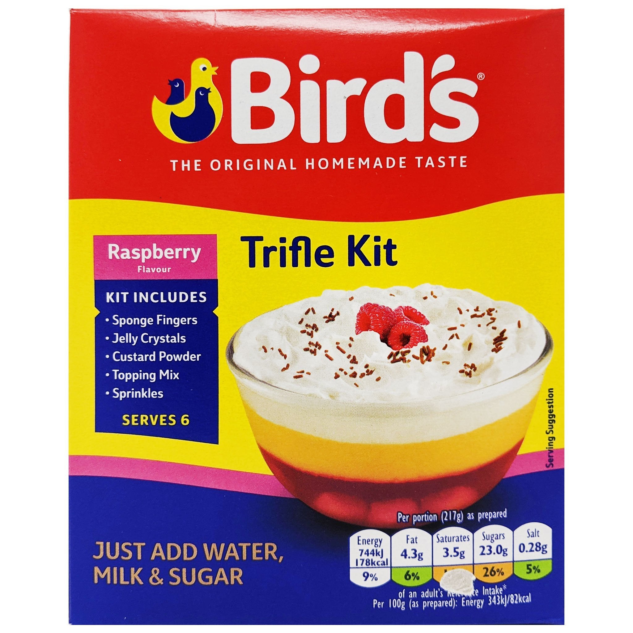Bird's Raspberry Trifle Kit 141g – Blighty's British Store