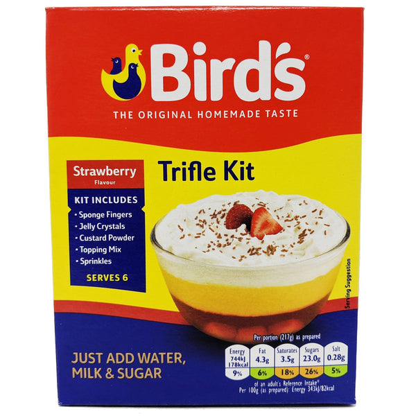 Bird's Strawberry Trifle Kit 141g - Blighty's British Store