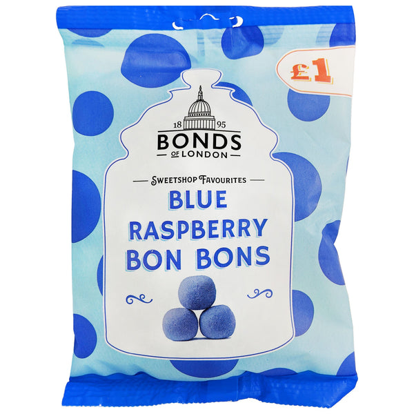 Bonds Blue Raspberry Bon Bons 150g - Blighty's British Store