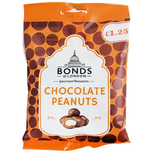 Bonds Chocolate Peanuts 100g - Blighty's British Store