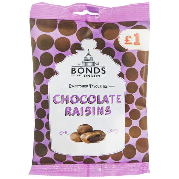 Bonds Chocolate Raisins 130g - Blighty's British Store