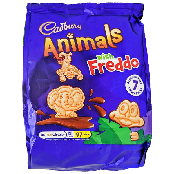 Cadbury Animals with Freddo 7 Pack 139.3g - Blighty's British Store