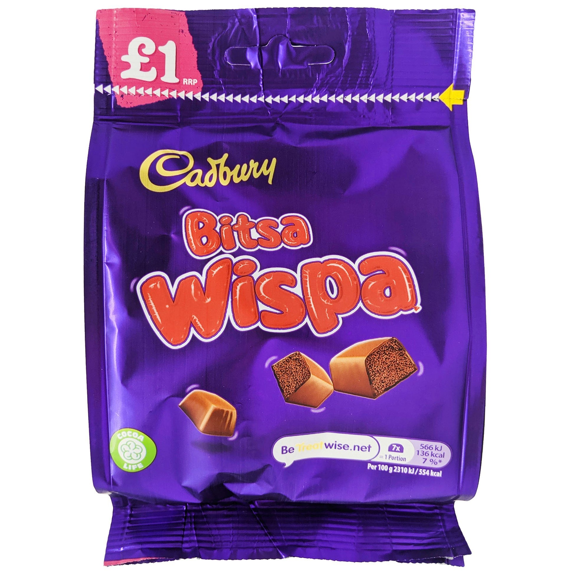 Cadbury Bitsa Wispa 95g - Blighty's British Store
