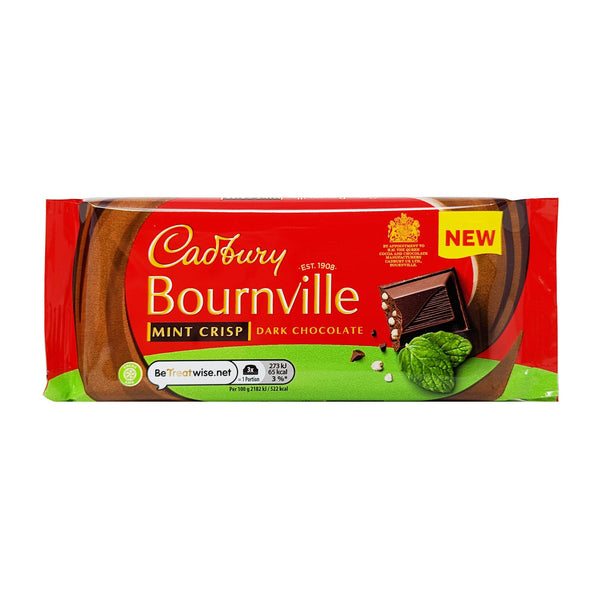 Cadbury Bournville Mint Crisp 100g - Blighty's British Store