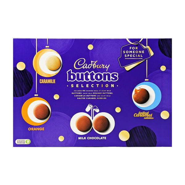 Cadbury Buttons Selection Box 375g - Blighty's British Store
