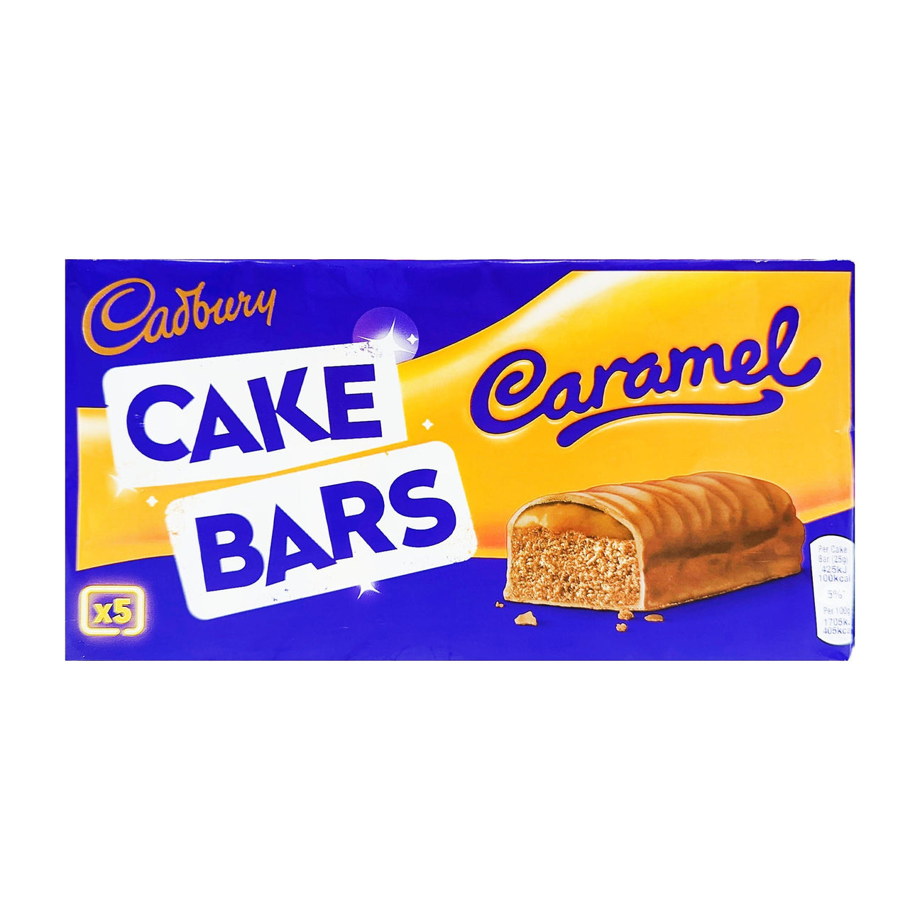 Cadbury Caramel Cake Bars 5 Pack (5 x 25g) – Blighty's British Store