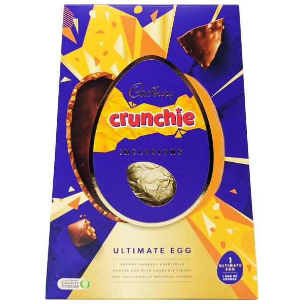 Cadbury Crunchie Inclusions Ultimate Egg 396g - Blighty's British Store