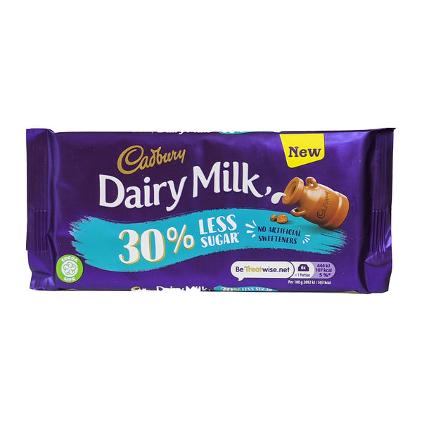 Cadbury Dairy Milk 30% Less Sugar 85g - Blighty's British Store