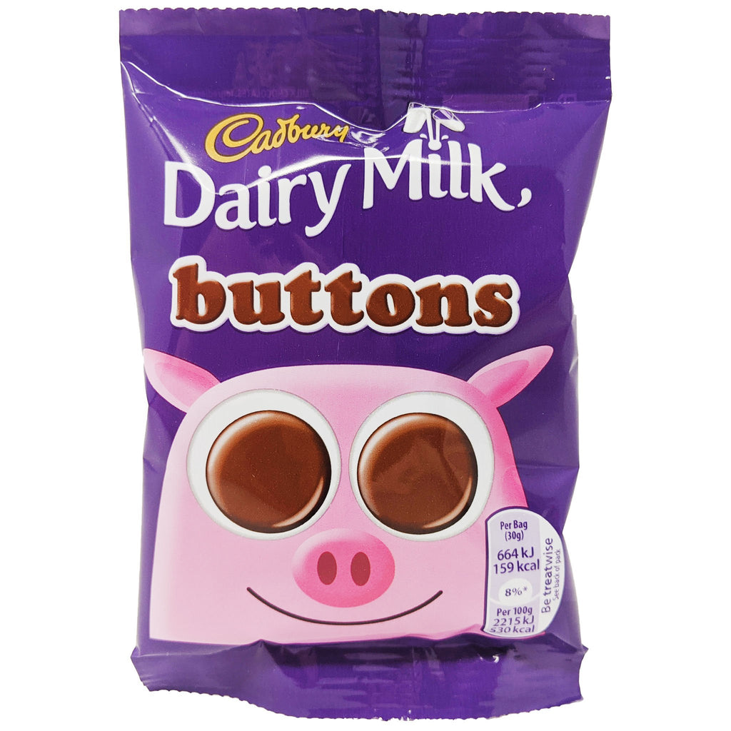 Cadbury Dairy Milk Buttons 30g - Blighty's British Store