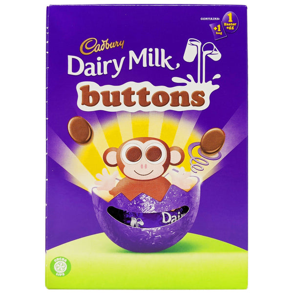 Cadbury Dairy Milk Buttons Easter Egg 74g - Blighty's British Store