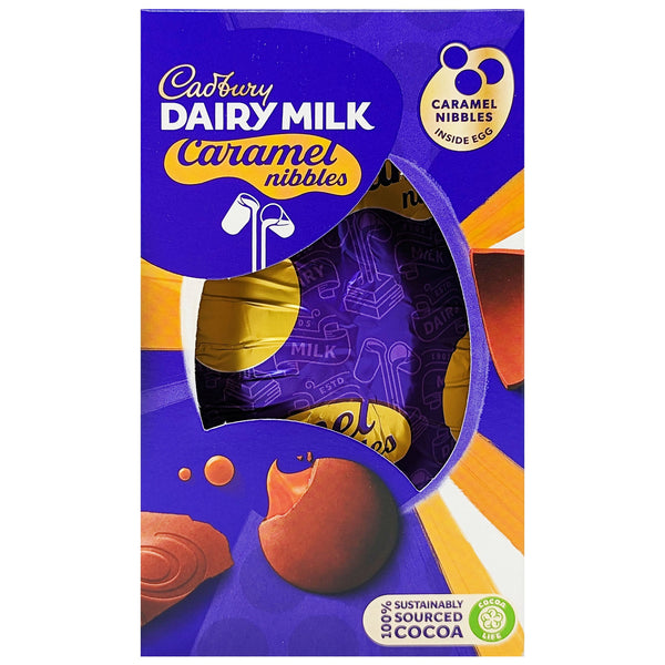 Cadbury Dairy Milk Caramel Nibbles Easter Egg 96g - Blighty's British Store