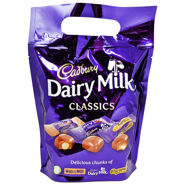 Cadbury Dairy Milk Classics Pouch 350g - Blighty's British Store