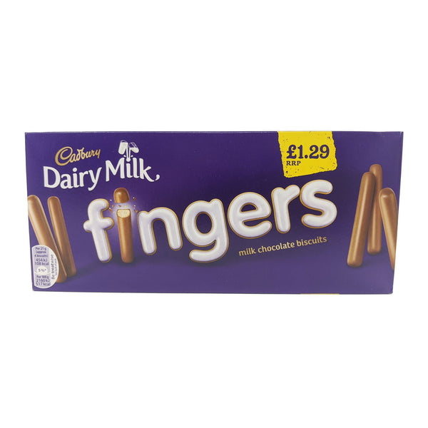 Cadbury Dairy Milk Fingers 114g - Blighty's British Store
