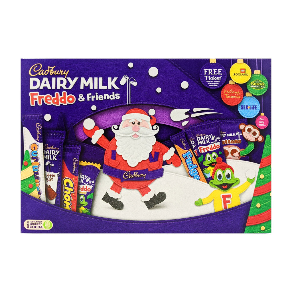 Cadbury Dairy Milk Freddo & Friends Selection Box 135g - Blighty's British Store