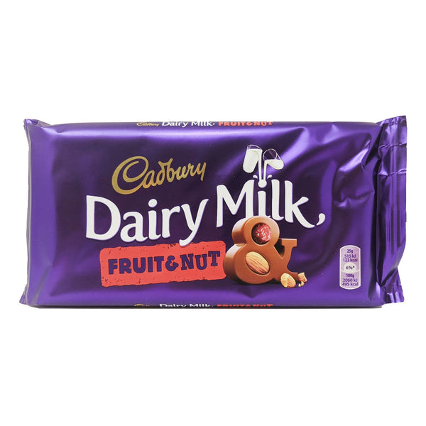 Cadbury Dairy Milk Fruit & Nut 200g - Blighty's British Store