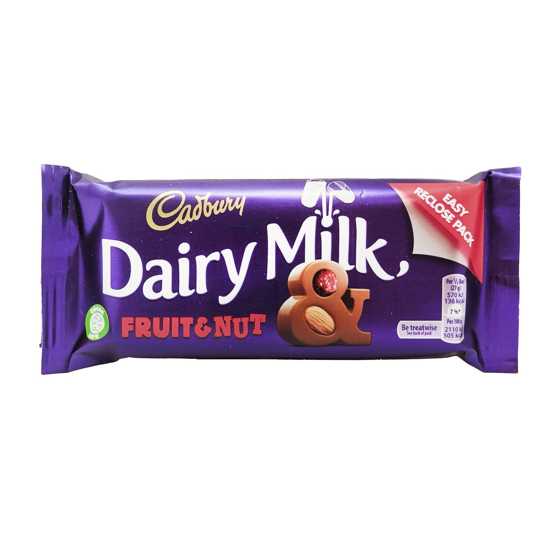 Cadbury Dairy Milk Fruit & Nut 54g - Blighty's British Store