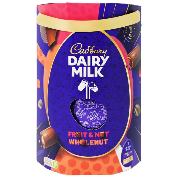 Cadbury Dairy Milk Fruit & Nut Easter Egg 249g - Blighty's British Store