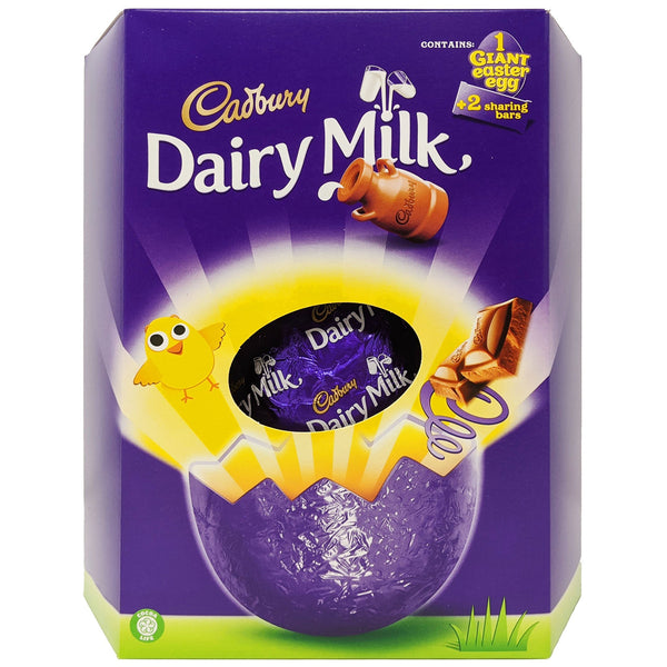 Cadbury Dairy Milk Giant Easter Egg 515g - Blighty's British Store