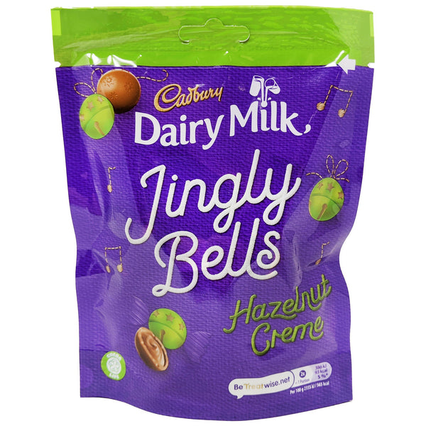 Cadbury Dairy Milk Jingly Bells Hazelnut Creme 82g - Blighty's British Store