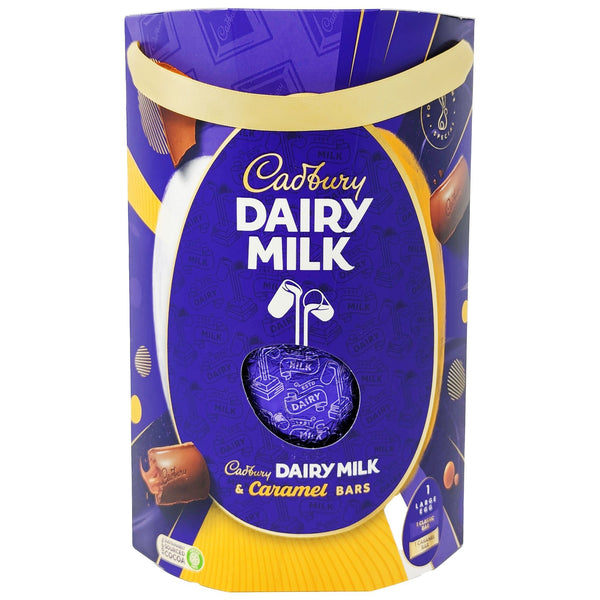 Cadbury Dairy Milk Large Caramel Easter Egg 245g - Blighty's British Store