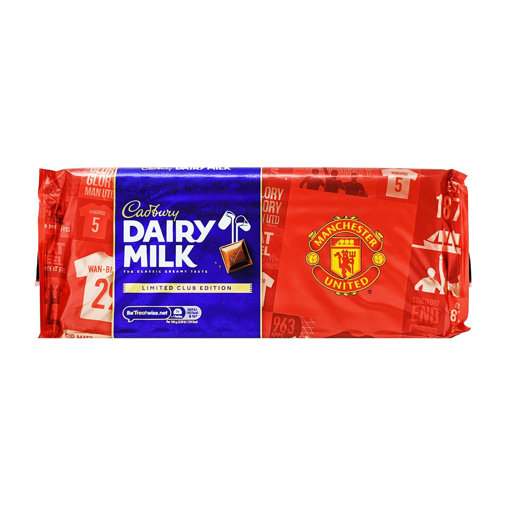 Cadbury Dairy Milk Manchester United Limited Club Edition 360g - Blighty's British Store