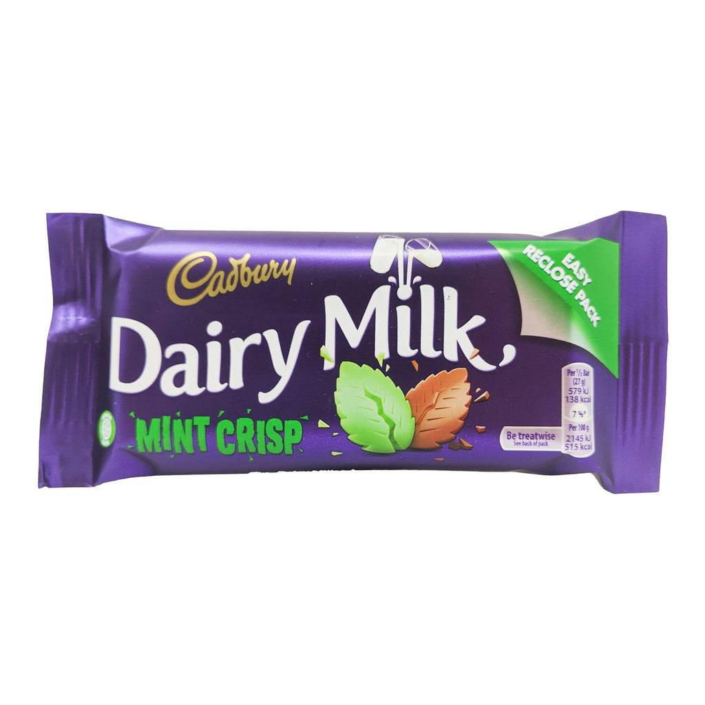 Cadbury Dairy Milk Mint Crisp 54g - Blighty's British Store