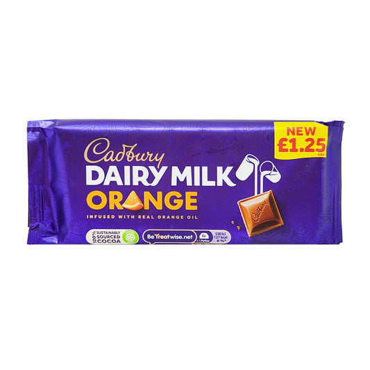 Cadbury Dairy Milk Orange 95g - Blighty's British Store