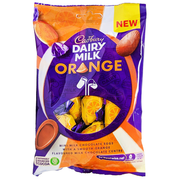 Cadbury Dairy Milk Orange Mini Eggs 72g - Blighty's British Store