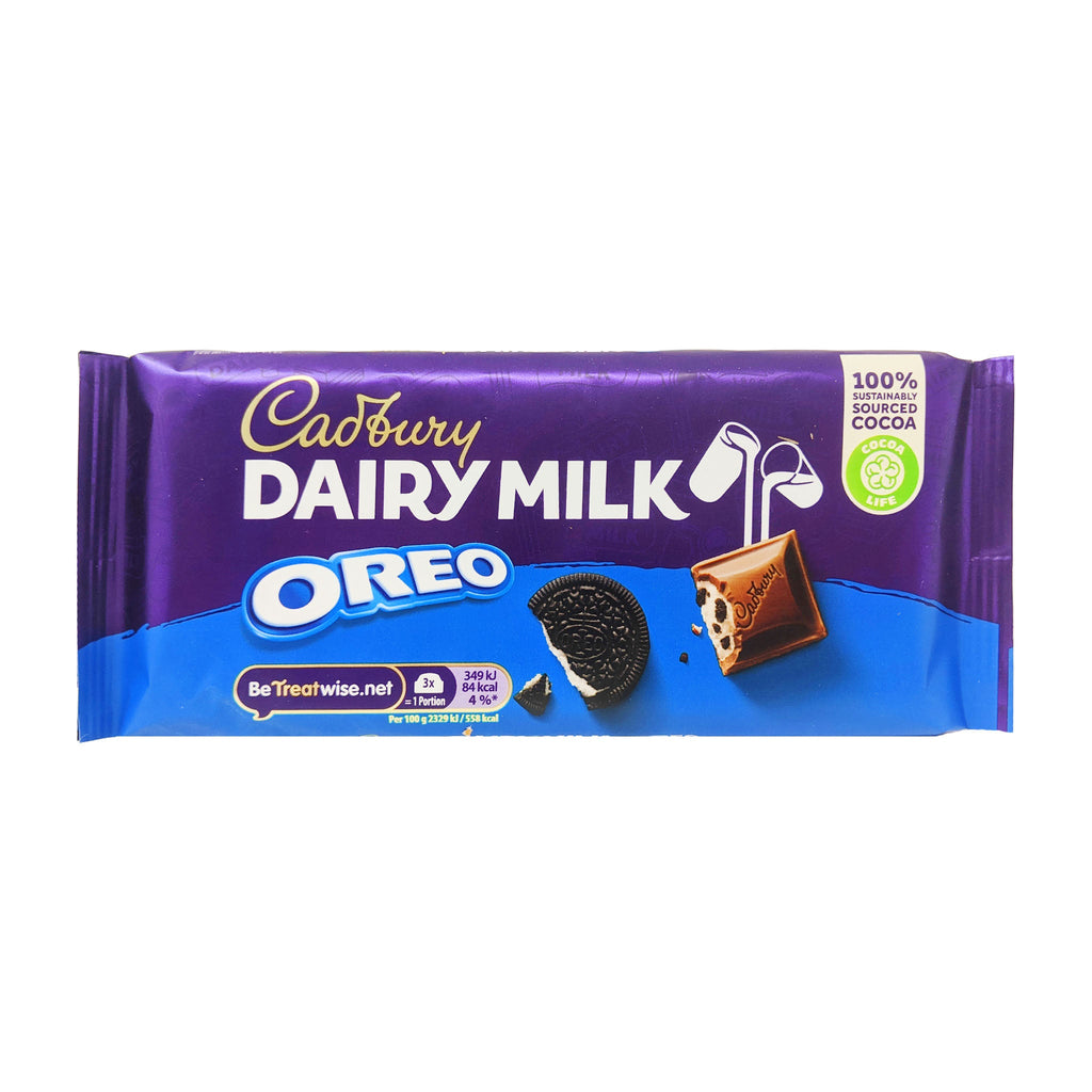 Cadbury Dairy Milk Oreo Chocolate Bar 120g - Blighty's British Store