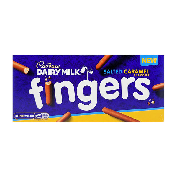 Cadbury Dairy Milk Salted Caramel Fingers 114g - Blighty's British Store