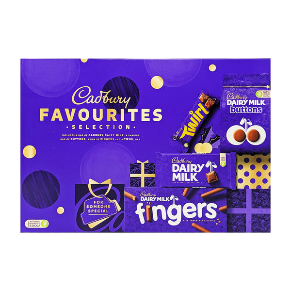 Cadbury Favourites Selection Box 370g - Blighty's British Store