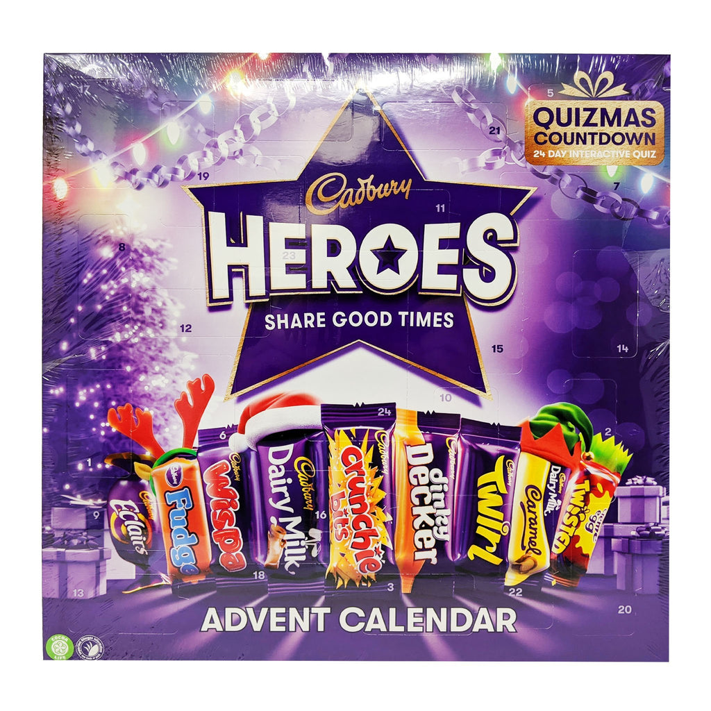 Cadbury Heroes Advent Calendar 230g - Blighty's British Store
