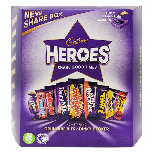 Cadbury Heroes Share Box 385g - Blighty's British Store
