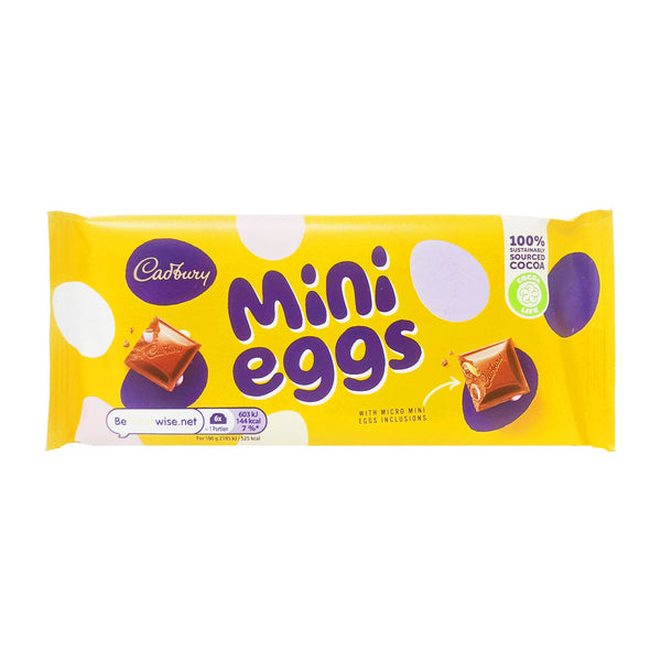 Cadbury Mini Eggs Chocolate Bar 110g - Blighty's British Store