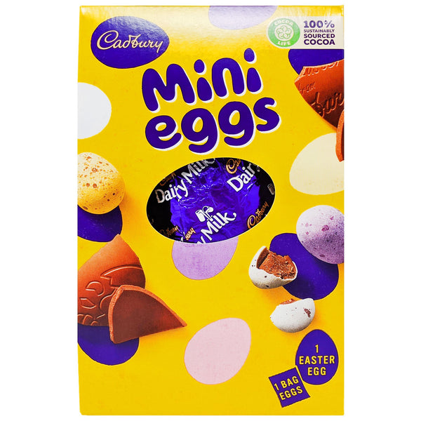 Cadbury Mini Eggs Medium Easter Egg 130g - Blighty's British Store