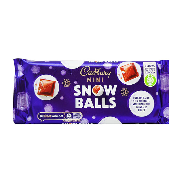 Cadbury Mini Snowballs Block 110g - Blighty's British Store